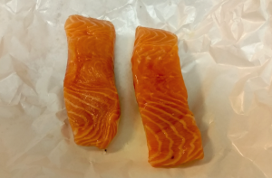 Salmon raw